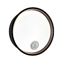 outdoor wall luminaire PLATOMO with motion detector LED IP44, black