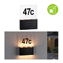 Paulmann Num�ro de maison lumineux NEDA PIR avec d�tecteur de mouvement LED IP44, anthrazit