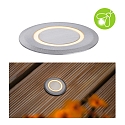 Projecteur encastr� LED GOLD LIGHT RING � 5CM rigide, passable, commutable, favorable aux insectes IP67, aluminium bross� 