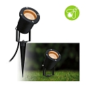Paulmann gorund spike luminaire GOLD LIGHT SPOT adjustable, insect friendly GU10 IP65/IP44, black 