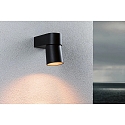 Paulmann outdoor wall luminaire KIMU switchable, cardanic swivelling, insect friendly IP44, anthracite 