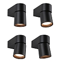 Paulmann outdoor wall luminaire KIMU switchable, cardanic swivelling, insect friendly IP44, anthracite 