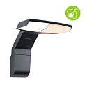 outdoor wall luminaire ZERENA with sensor, insect friendly, sea-air resistant IP44, anthracite 