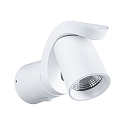 Paulmann outdoor wall luminaire CUFF PIR with sensor IP44, transparent, white 