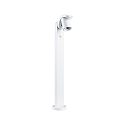 Paulmann bollard lamp CUFF PIR with sensor IP44, transparent, white 