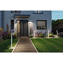 Paulmann bollard lamp CUFF PIR with sensor IP44, transparent, white 