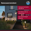 outdoor wall luminaire BONNIE PIR with sensor, insect friendly, sea-air resistant IP44, anthracite 