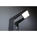 Paulmann bollard lamp JUNTEA PIR with sensor IP44, anthracite, mat 