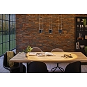 Paulmann Luminaire � suspension URAIL ALDAN LED haut bas, avec optique de lentille, noir mat gradable