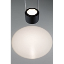 Paulmann Luminaire � suspension URAIL ALDAN LED haut bas, avec optique de lentille, noir mat gradable