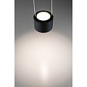 Paulmann Luminaire � suspension URAIL ALDAN LED haut bas, avec optique de lentille, noir mat gradable