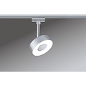 1-Projecteur monophasé URAIL CIRCLE LED rond, réglable, chromé mat 