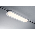 1-Projecteur monophasé URAIL PANEL LOOP LED ovale, commutable, chromé mat 