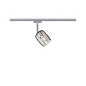 Paulmann Paulmann URail Spot Blossom, excl. lamp, max. 10W G9, chrome matt, smoked glass