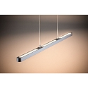 Paulmann Luminaire à suspension URAIL LENTO LED haut bas, chromé mat