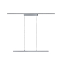 Paulmann Luminaire à suspension URAIL LENTO LED haut bas, chromé mat