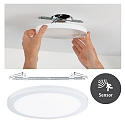 Paulmann Panneau à LED COVER-IT LED réglable, avec détecteur de mouvement, 24W 1700lm 4000K CRI >80