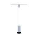 1- Luminaire � suspension monophas� URAIL CORUS E27, chrom� mat