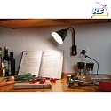 Paulmann reading lamp JUNUS FLEXARM LED with switch E14 IP20, black dimmable