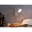 Paulmann reading lamp JUNUS FLEXARM LED with switch E14 IP20, white dimmable