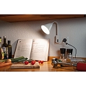 Paulmann reading lamp JUNUS FLEXARM LED with switch E14 IP20, white dimmable
