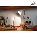 Paulmann reading lamp JUNUS FLEXARM LED with switch E14 IP20, white dimmable
