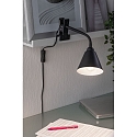 Paulmann Lampe � pince VITRIS avec interrupteur, avec bras flexible E14 IP20, noir  gradable