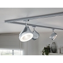 Paulmann Spot URAIL ARENA LED, chrome, chromé mat gradable