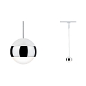 Luminaire � suspension URAIL CAPSULE II LED, chrome, blanche gradable