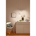 Luminaire � suspension URAIL CAPSULE II LED, chrome, blanche gradable