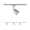 Paulmann Ensemble de luminaires URAIL COVER lot de 3 GU10, chrome, chrom� mat gradable