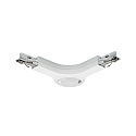 1- Connecteur en L monophas� URAIL LED, blanche