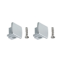 Embout URAIL lot de 2, chrom� mat