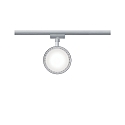 Paulmann Spot URAIL HEMI LED rotatif, inclinable, commutable, chromé mat 
