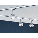 Paulmann Spot URAIL CUBE LED, chrome, chromé mat