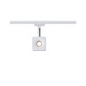 Paulmann Spot URAIL CUBE LED, chrome, blanche gradable