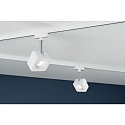Paulmann Spot URAIL CUBE LED, chrome, blanche gradable