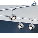 Paulmann Spot URAIL ALDAN LED avec optique de lentille, chromé mat, noir  gradable