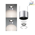 Paulmann Luminaire � suspension URAIL ALDAN LED avec optique de lentille, chrom� mat, noir  gradable