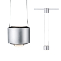 Paulmann Luminaire � suspension URAIL ALDAN LED avec optique de lentille, chrom� mat, noir  gradable