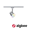Paulmann Spot URAIL ZIGBEE CONE RGBW RGBW, contr�lable par ZigBee GU10, chrom� mat gradable