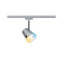 Spot URAIL CONE Tunable White, contr�lable par ZigBee GU10, chrome, chrom� mat gradable