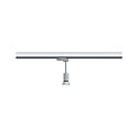 Paulmann 3-phase spot PRORAIL3 PURELL GU10, chrome, silver dimmable