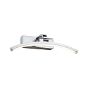 picture lamp BENTO small, half round, tiltable IP20, brushed aluminium 