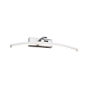 picture lamp BENTO half round, tiltable, medium IP20, brushed nickel 