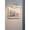 Paulmann Eclairage de tableau RENAN petit, angulaire, inclinable IP20, aluminium bross� 