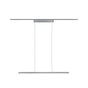 Luminaire � suspension monophas� URAIL ZIGBEE LENTO Tunable White, contr�lable par ZigBee LED IP20, chrom� mat gradable