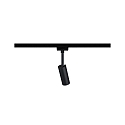 Paulmann 1-phase spot URAIL TUBO LED IP20, black matt dimmable