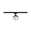 Paulmann 1-Projecteur monophasé URAIL CIRCLE LED IP20, noir mat