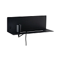 wall luminaire DEVARA E27 IP20, black dimmable